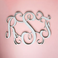 Large Initials in Fancy Script