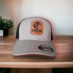 Cap with Custom Engraved Leather Patch