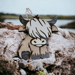 Ornament Highland Cow Custom