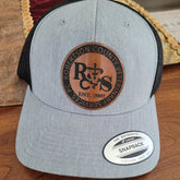 Cap with Custom Engraved Leather Patch