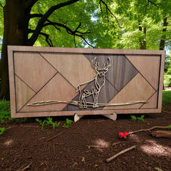 Standing Deer Line Art