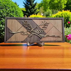 Flying Eagle Line Art