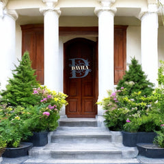 Vine Initial Name Doorhanger