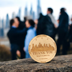 Challenge Coin - Wooden