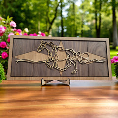 Running Horse Line Art