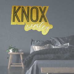 Name Sign with Backer