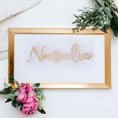 Name in Script - Small