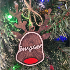 Ornament Reindeer Name