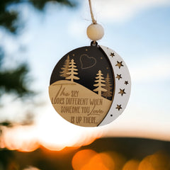 Ornament Sky Looks Different with Name