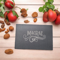 Slate Tray Board with Name