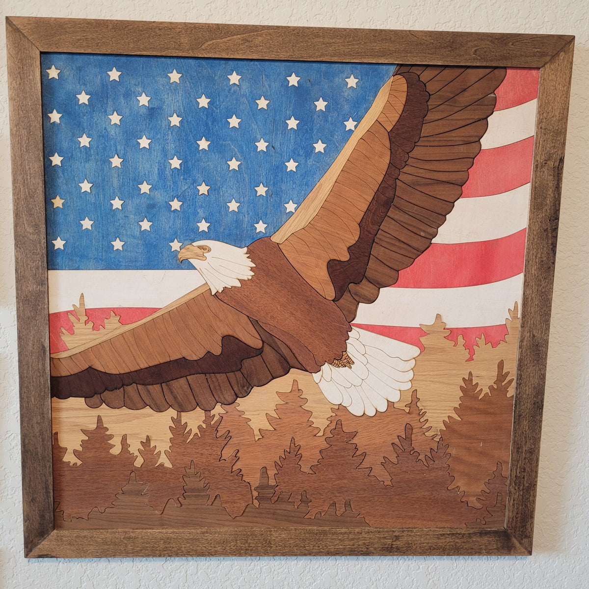 0 Patriotic Eagle Soars