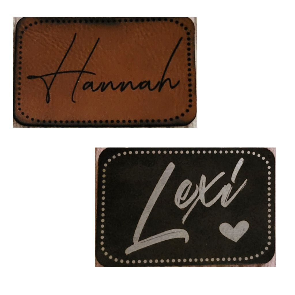 Leather Decal Stickers Personalized