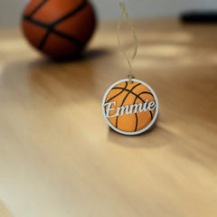 Basketball Name Tag Charm