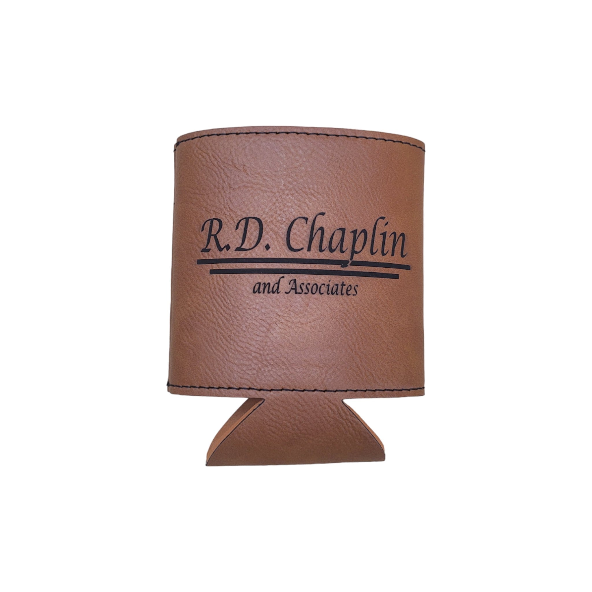 Custom Can Wrap in Leatherette